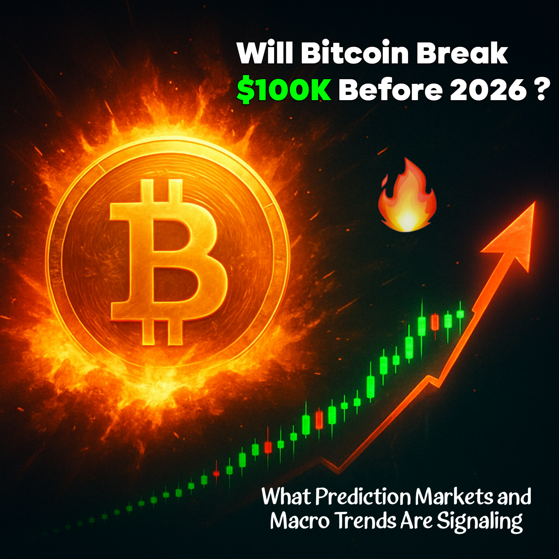 Will Bitcoin Break $100K before 2026? What Prediction Markets and Macro Trends Are Signaling