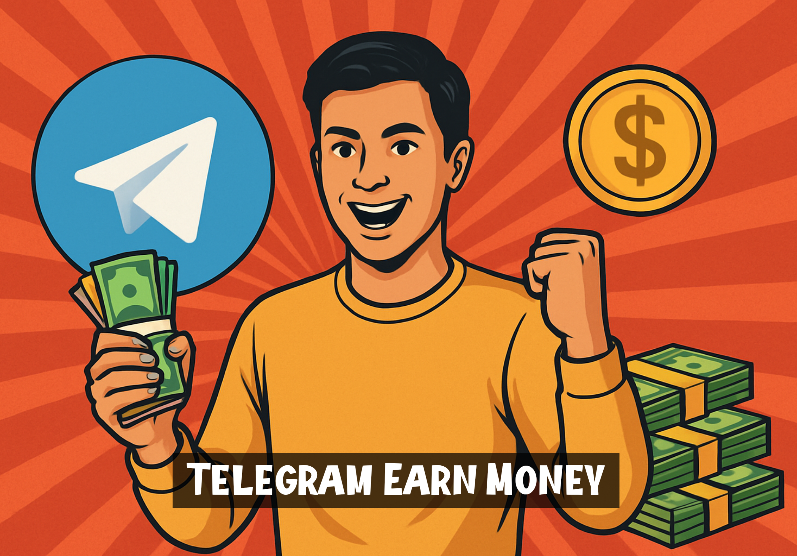 Telegram Theke Taka Income